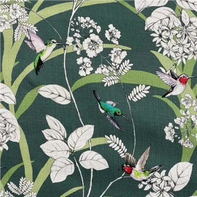 Бирд Анд Флорал Принт Георгетте