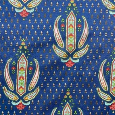 Памучна{0}}памучна тканина са штампом кактуса